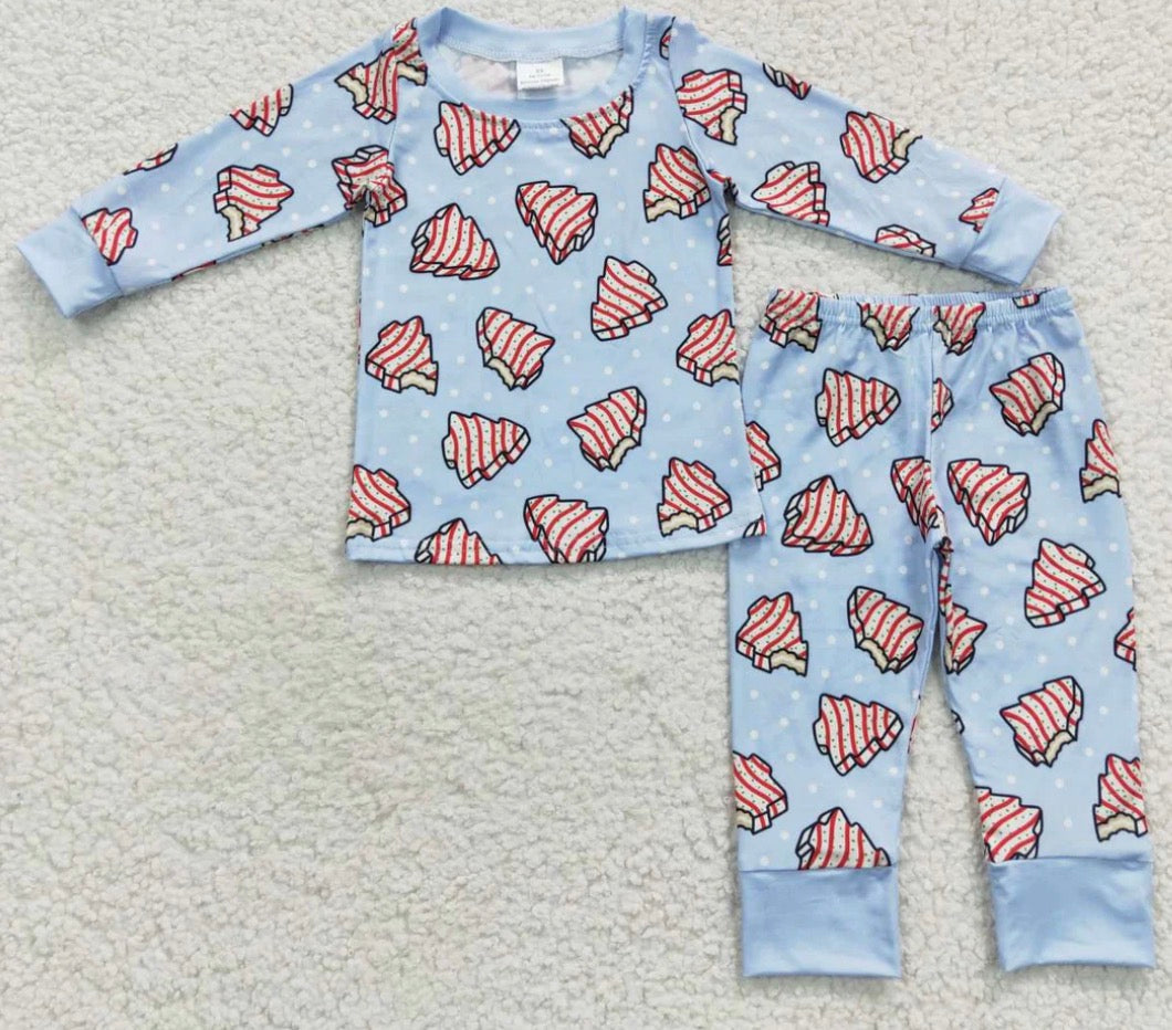 Boys Christmas Tree Cake PJ’s