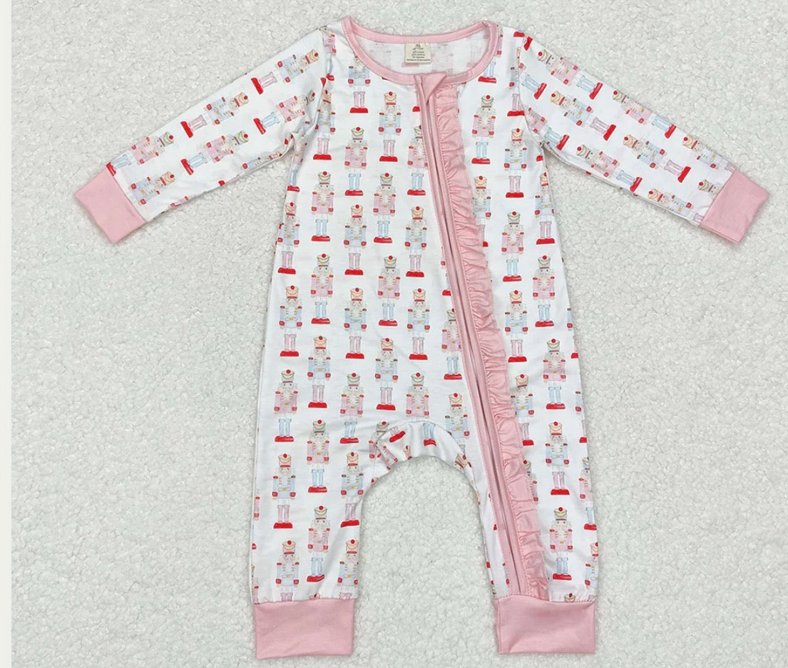 Girl Nutcracker Bamboo Romper