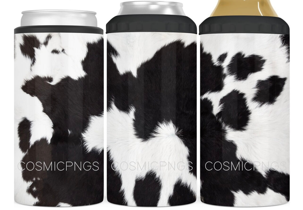 Cow Print Can Cooler