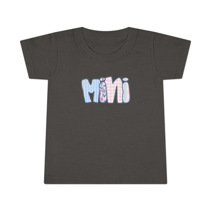 Toddler Mini Pink & Blue Floral T-Shirt