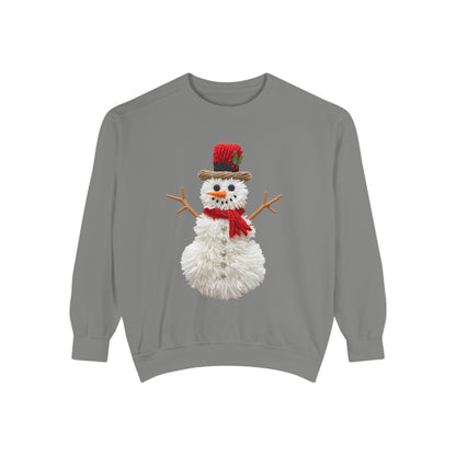 Cozy Snowman Sweatshirt Comfort Colors