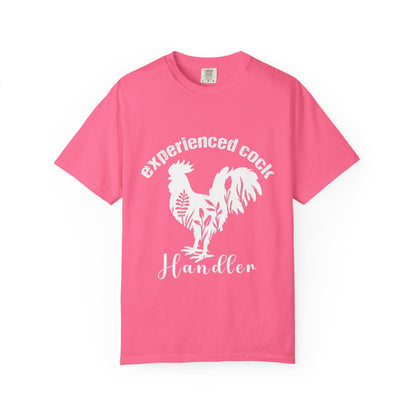 Experienced Cock Handler T-shirt, Unisex Style, Funny Gift, Chicken Lover Tee, Farm Enthusiast Apparel, Casual Wear