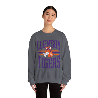 Clemson Tigers Crewneck Sweatshirt - Unisex Sweatshirt for Game Day, College Apparel, Sports Fan, Gift Idea, Casual Wear