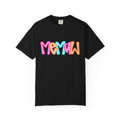 Memaw Neon Comfort Colors Tee