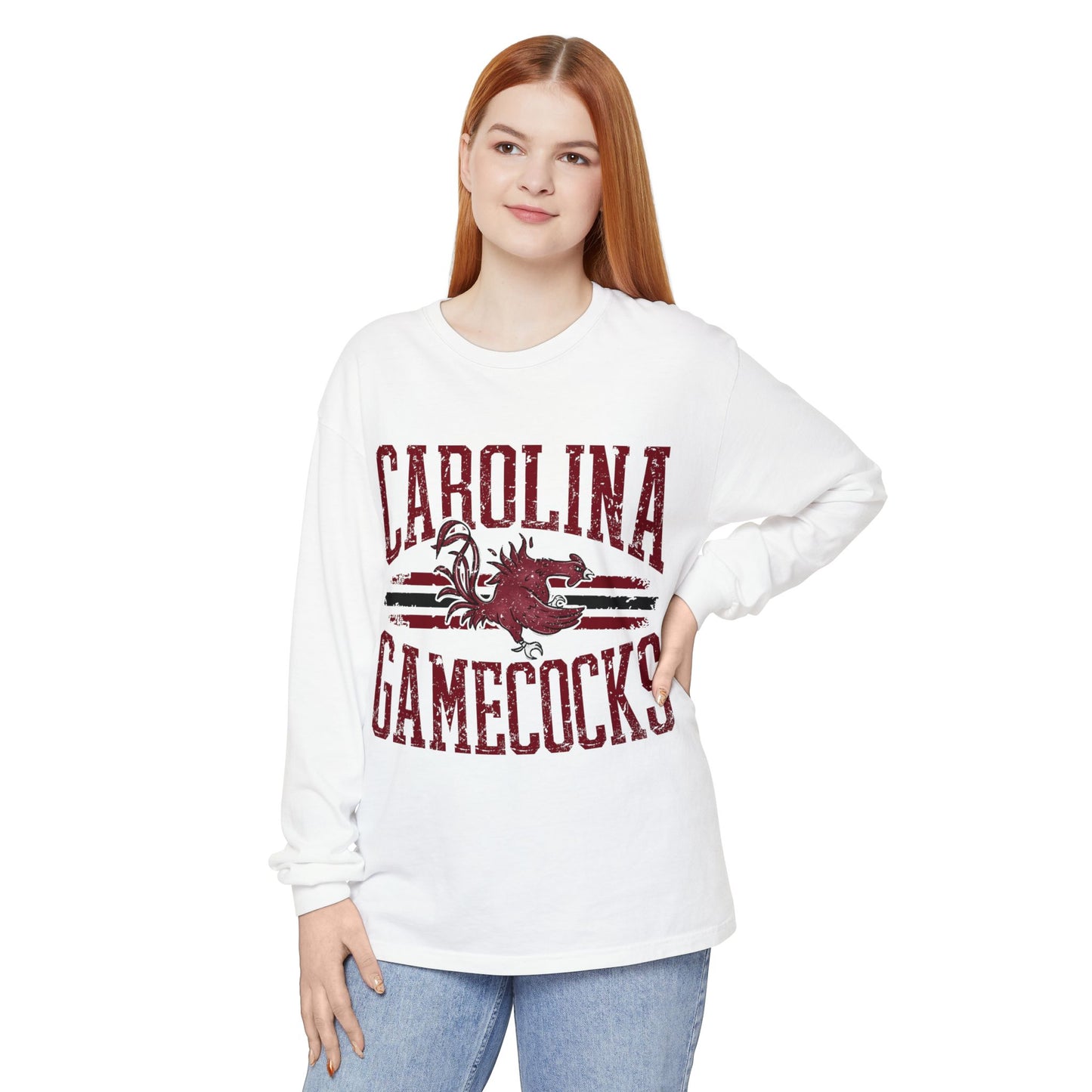 Carolina Gamecocks Long Sleeve Tee, Game Day T-Shirt, Unisex Sports Shirt, College Apparel, Casual Wear