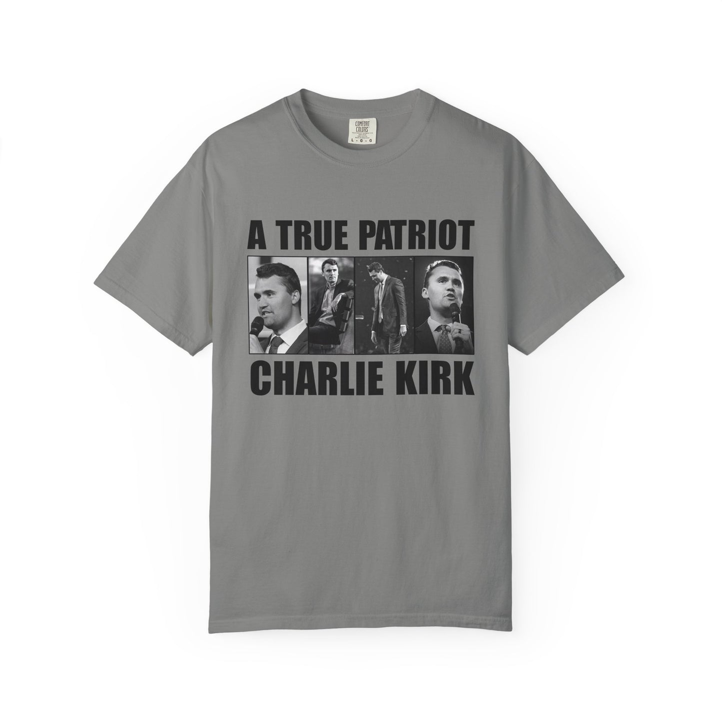 Patriotic Graphic Tee - A True Patriot, Charlie Kirk Shirt, Unisex Casual Wear, Gift for Conservatives, Election Day Apparel, Freedom [...]