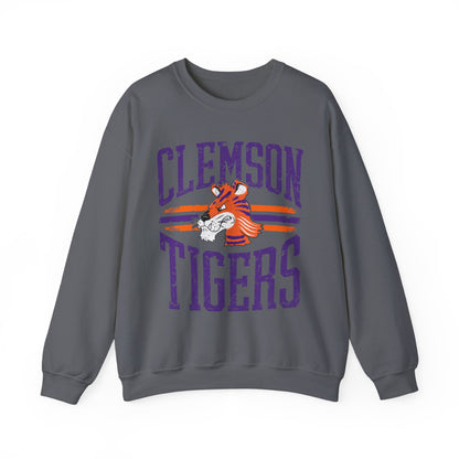 Clemson Tigers Crewneck Sweatshirt - Unisex Sweatshirt for Game Day, College Apparel, Sports Fan, Gift Idea, Casual Wear