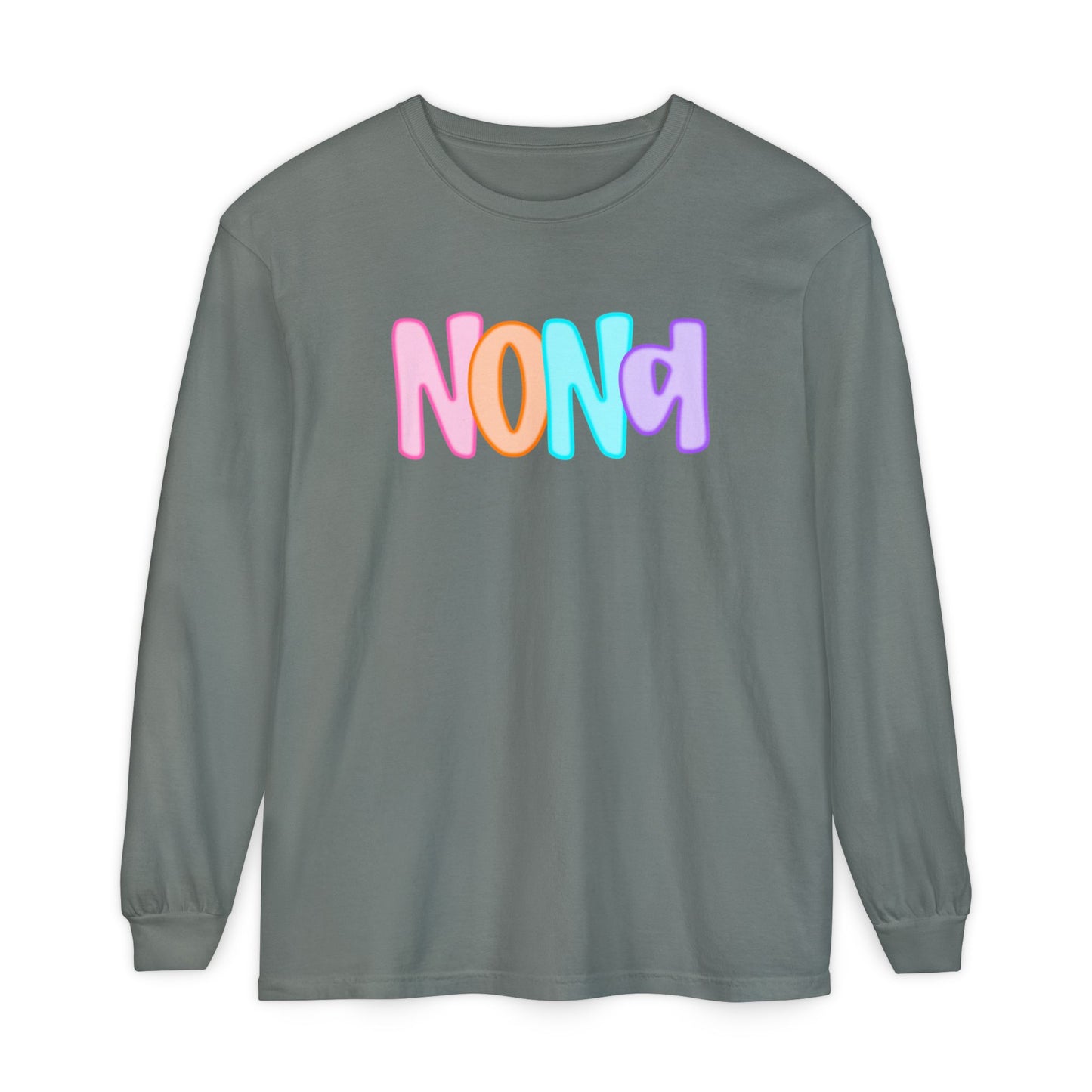 Nona Neon Comfort Color Long Sleeve