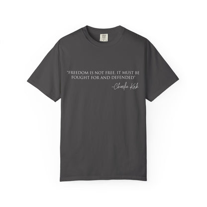 Freedom Quote T-Shirt, Inspirational Tee, Unisex Graphic Shirt, Motivational Gift, Casual Wear, Quote Apparel