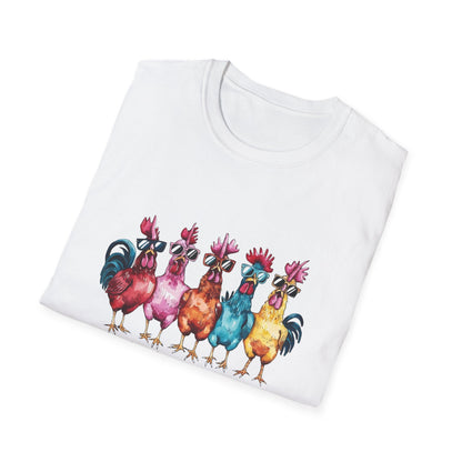 Funny Chicken T-Shirt, Early Distracted by Peckers Tee, Gift for Chicken Lovers, Casual Humor Shirt, Animal Lovers Apparel