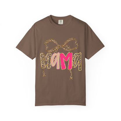 Neon Leopard Print Mama T-Shirt