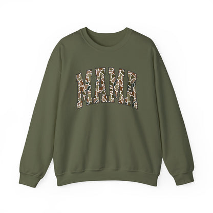 Mama Camouflage Crewneck Sweatshirt | Perfect Gift for Moms, Casual Wear, Comfortable Layering, Mother’s Day, Birthday