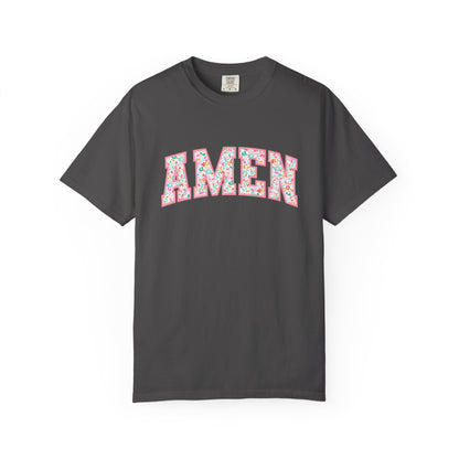 Amen Floral T-Shirt — Vintage Collegiate Graphic Tee