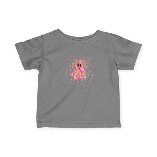 Neon Splatter Ghost Baby Tee