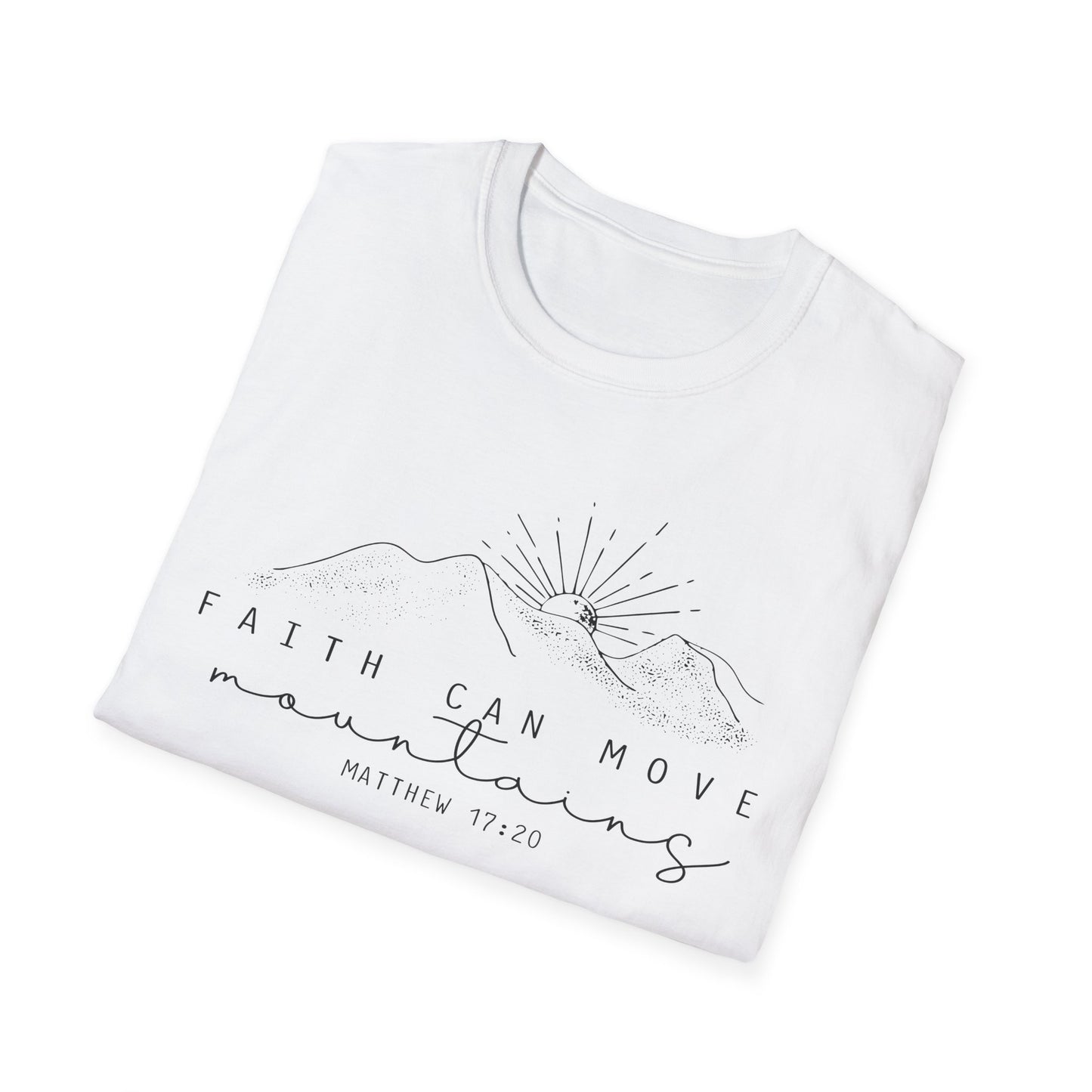 Faith Over Mountains Gildan Softstyle