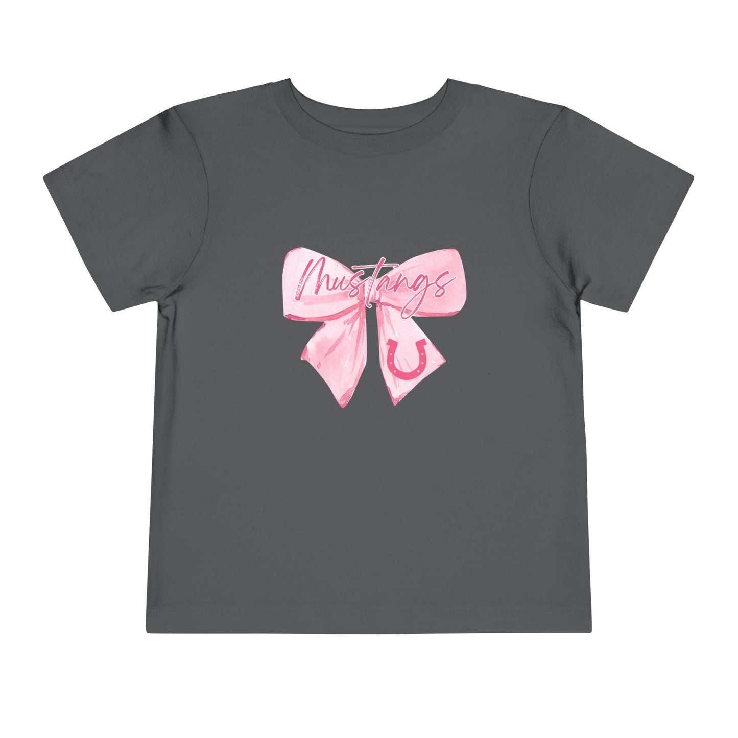 Cute Toddler T-Shirt with Bow Design, Perfect for Birthdays, Parties, Girls' Fashion, Summer Wear, Gift for Little Ones