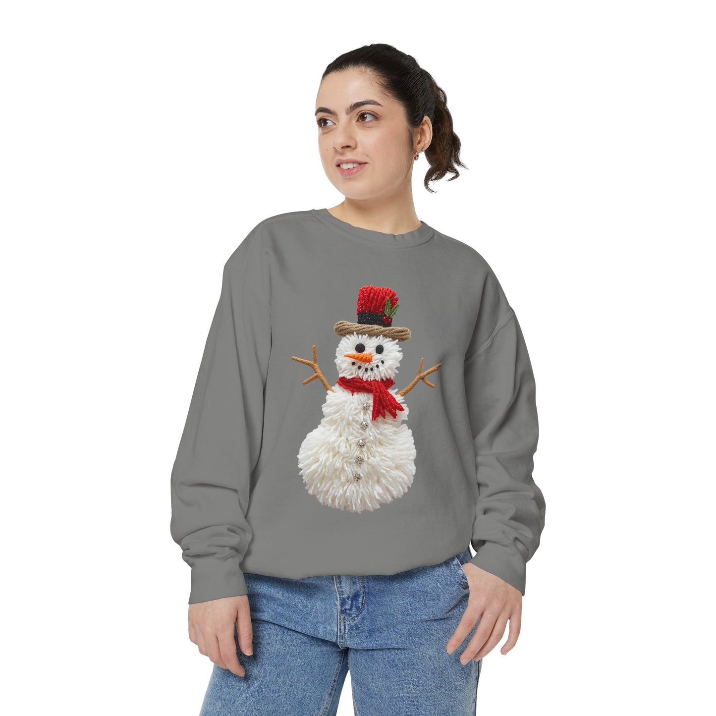 Cozy Snowman Sweatshirt Comfort Colors