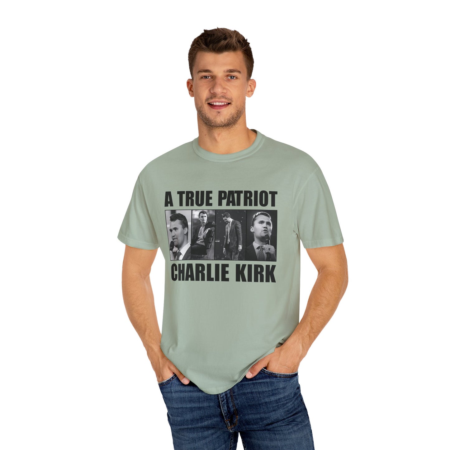 Patriotic Graphic Tee - A True Patriot, Charlie Kirk Shirt, Unisex Casual Wear, Gift for Conservatives, Election Day Apparel, Freedom [...]
