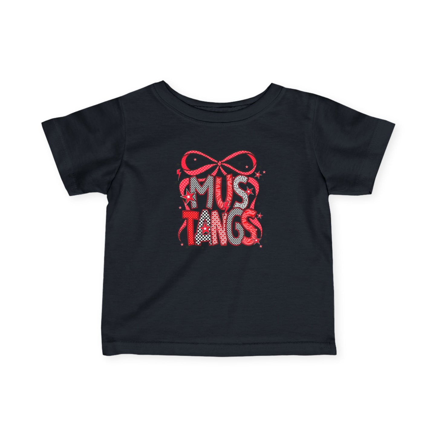 Cute Mustangs Infant Jersey Tee, Baby Shirt, Toddler Gift, Kids Apparel, Nursery Decor, Birthday Outfit, Animal Lover Tee