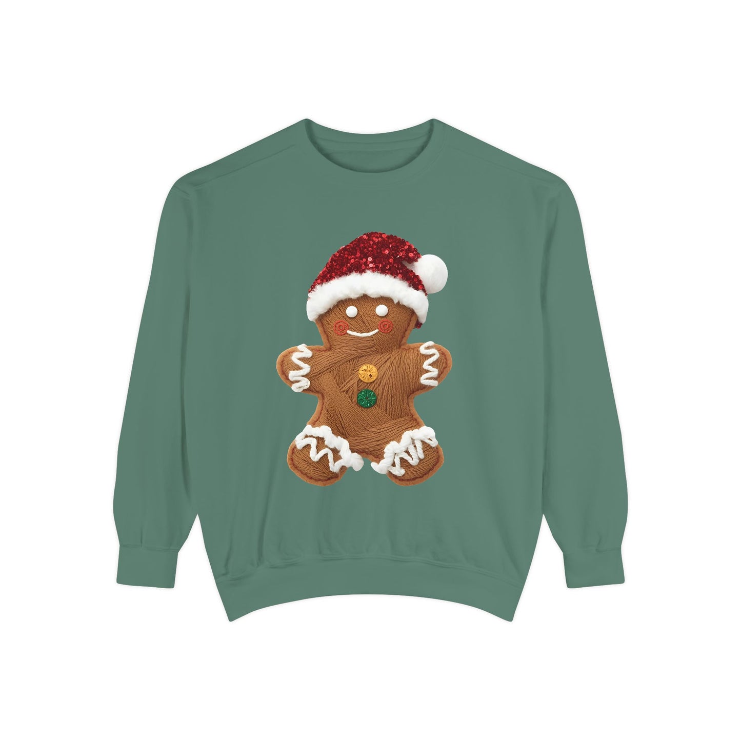 Gingerbread Christmas Sweatshirt Comfort Colors
