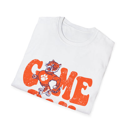 Game Day Unisex Softstyle T-Shirt | Perfect for Sports Fans, Tailgating, Casual Wear, Gift for Gamers, Cheer Day Apparel