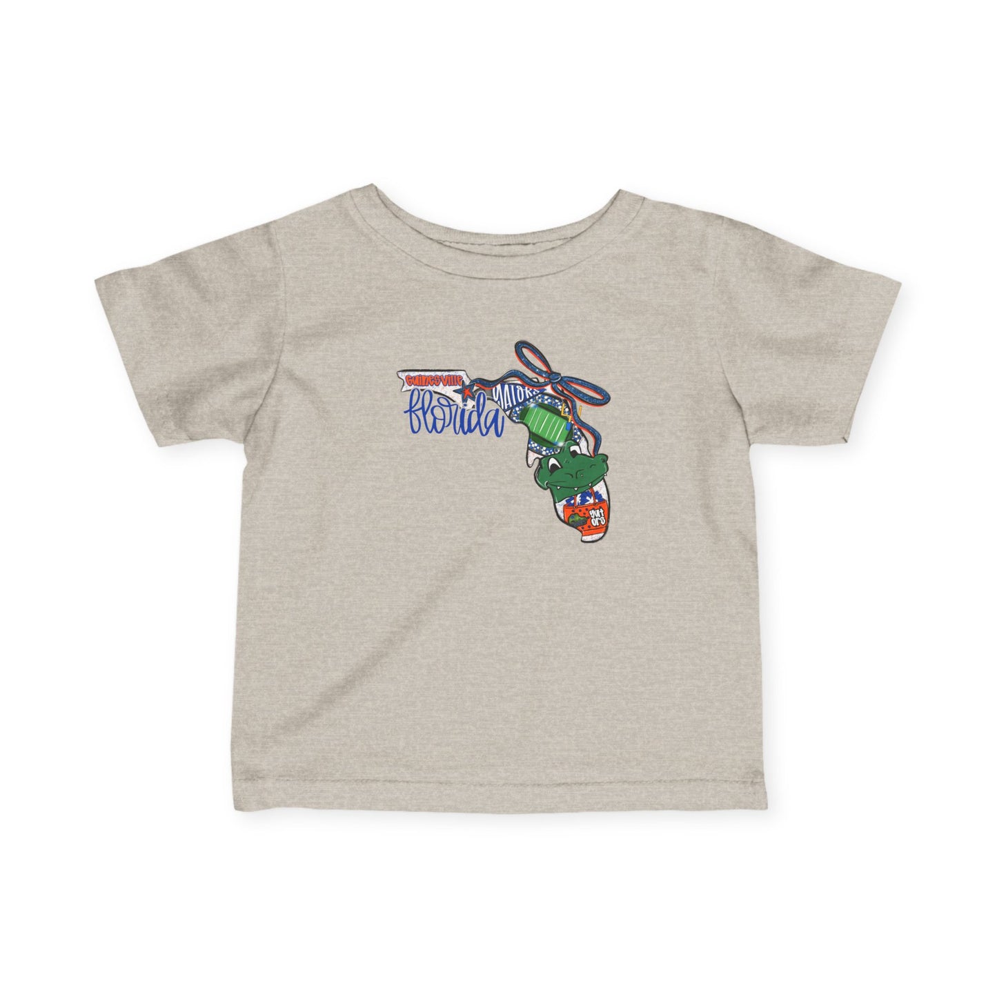 Florida Themed Infant Tee, Cute Baby Shirt, Gift for Newborns, Toddler Clothing, Florida Inspired Outfit