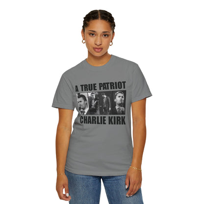 Patriotic Graphic Tee - A True Patriot, Charlie Kirk Shirt, Unisex Casual Wear, Gift for Conservatives, Election Day Apparel, Freedom [...]