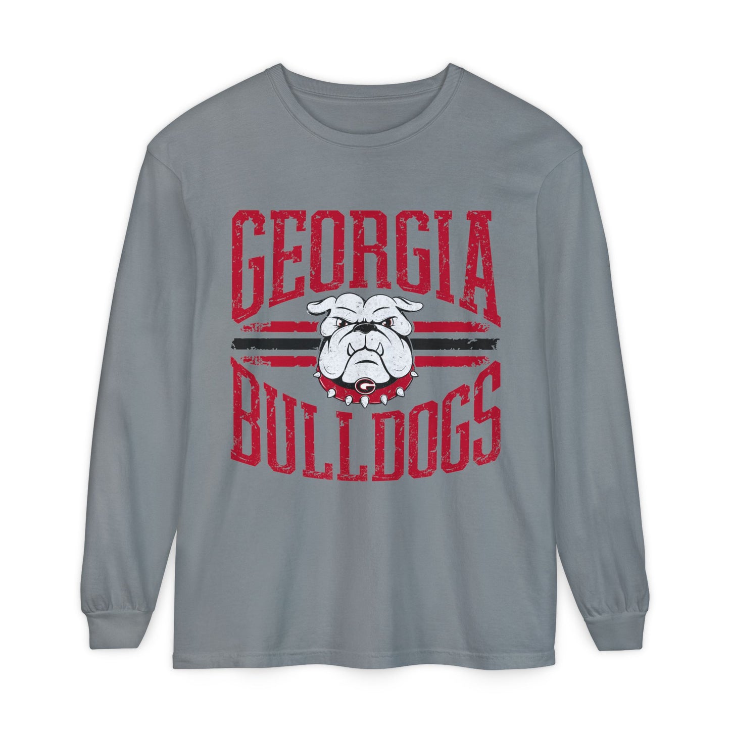 Unisex Long Sleeve T-Shirt, Georgia Bulldogs Spirit Wear, College Apparel, Game Day Outfit, Casual Comfort