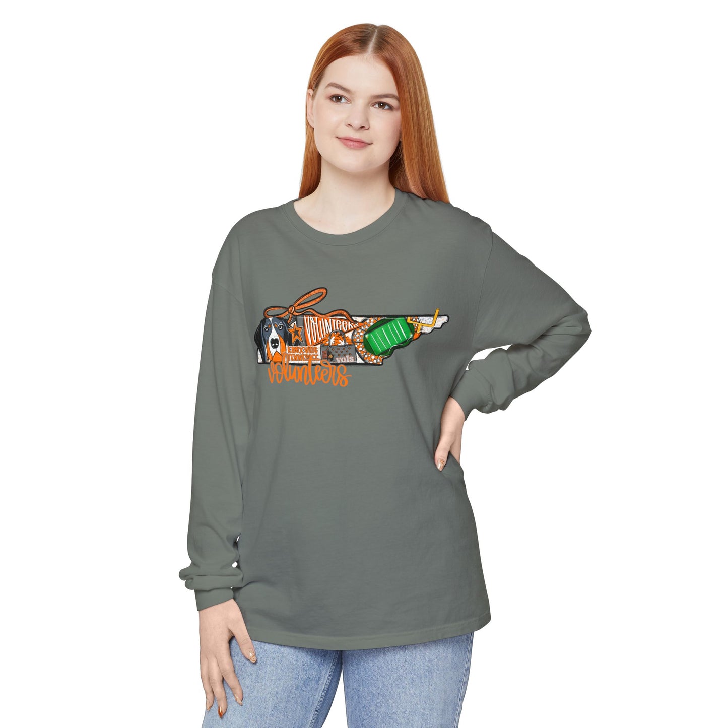 Volunteer Spirit Long Sleeve T-Shirt, Casual Tee, Comfortable Shirt, Gift for Volunteers, Fundraiser Shirt, Everyday Wear
