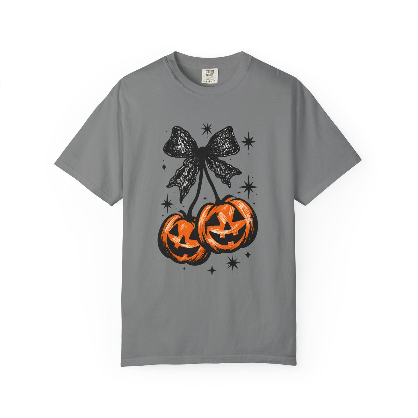 Pumpkin Cherry Bow T-Shirt