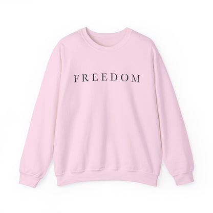 Freedom Crewneck Sweatshirt, Cozy Unisex Sweatshirt, Casual Wear, Gift for Him/Her, Everyday Comfort, Relaxed Fashion