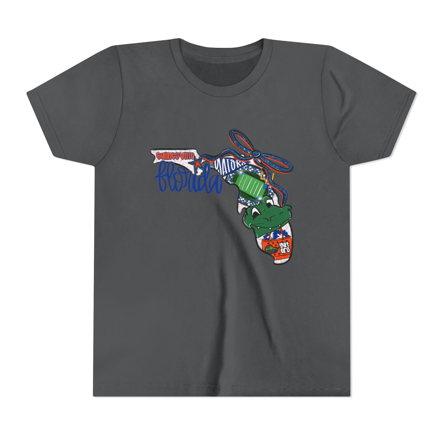 Florida Youth Tee - Fun, Colorful Design for Kids, Perfect for Summer Camps, Birthdays, Beach Days, Gift Ideas