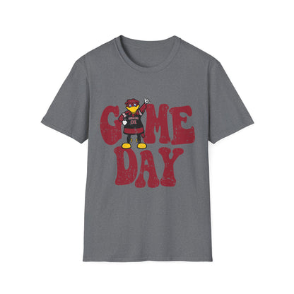 Game Day Unisex Softstyle T-Shirt, Fun Graphic Tee, Casual Wear, Sports Fan Apparel, Gift for Him/Her, Playful Shirt