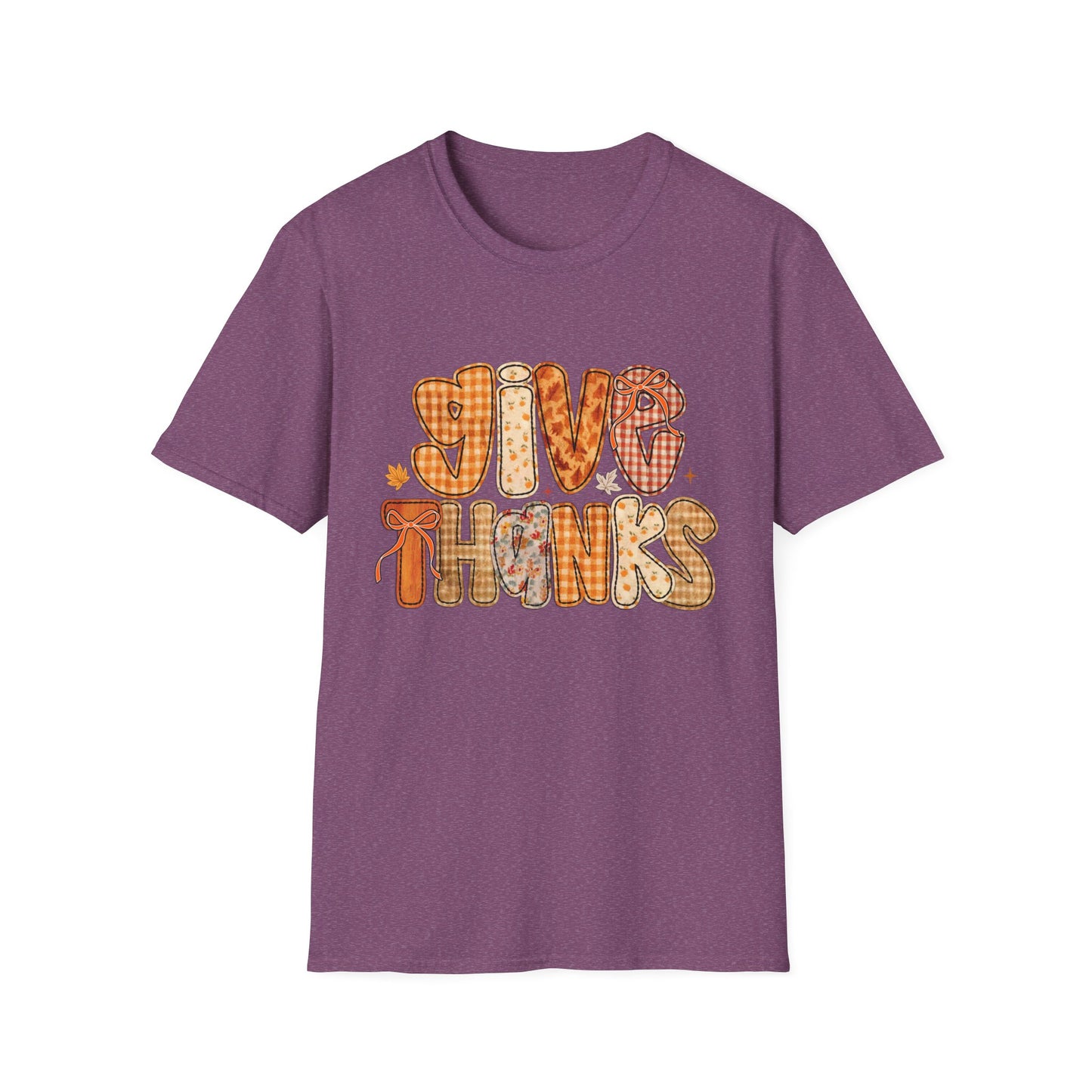 Thanksgiving Vibes Unisex T-Shirt, Casual Fall Tee, Give Thanks Shirt, Autumn Fashion, Holiday Gift Idea