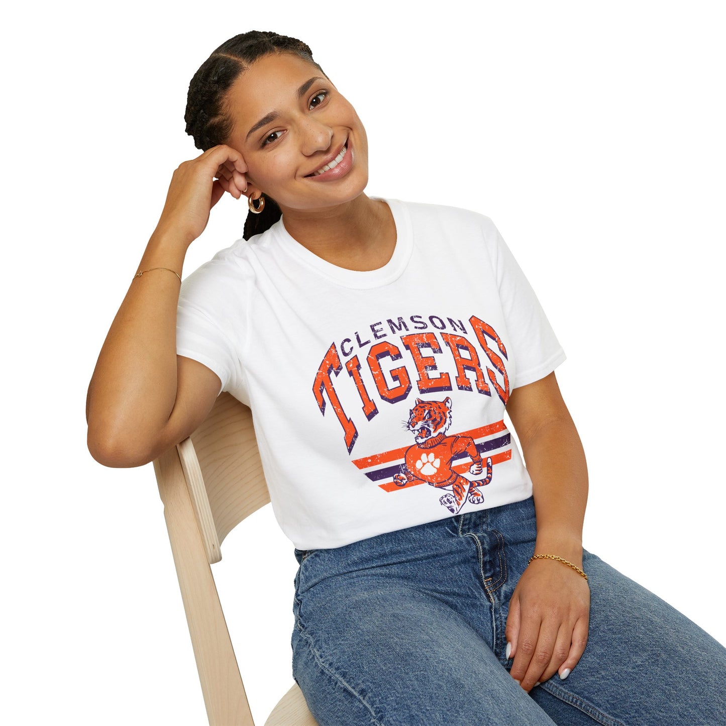Clemson Tigers Unisex T-Shirt, Sporty Tee, College Apparel, Game Day Outfit, Fan Gear, Casual Wear