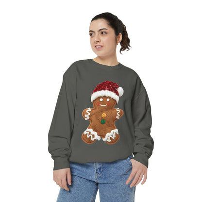Gingerbread Christmas Sweatshirt Comfort Colors