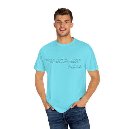Freedom Quote Unisex T-Shirt, Motivational Tee, Gift for Activists, Casual Wear, Birthday Present, Statement Apparel