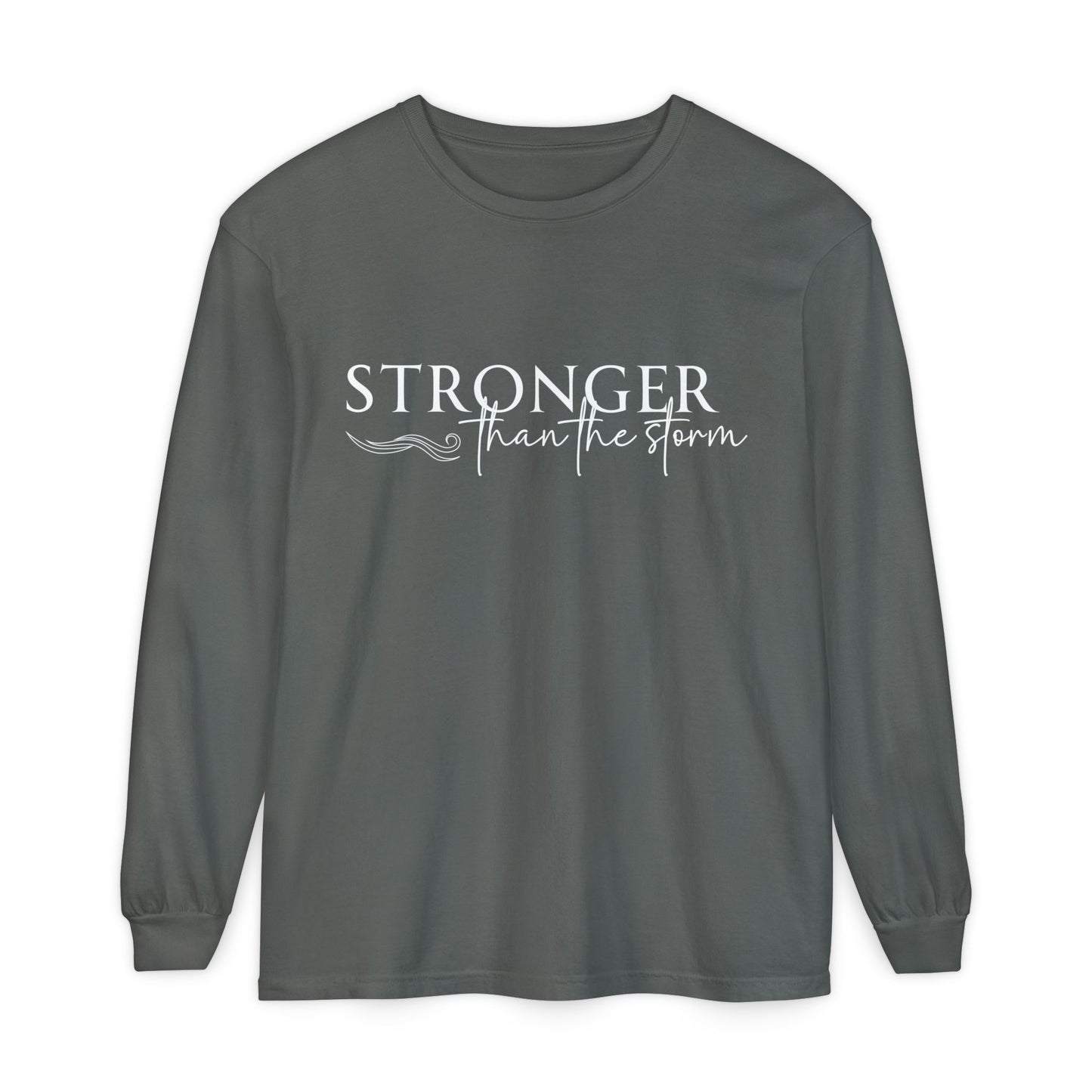 Inspirational Long Sleeve T-Shirt, Motivational Tee for Daily Wear, Perfect Gift for Encouragement, Birthday, or Strength