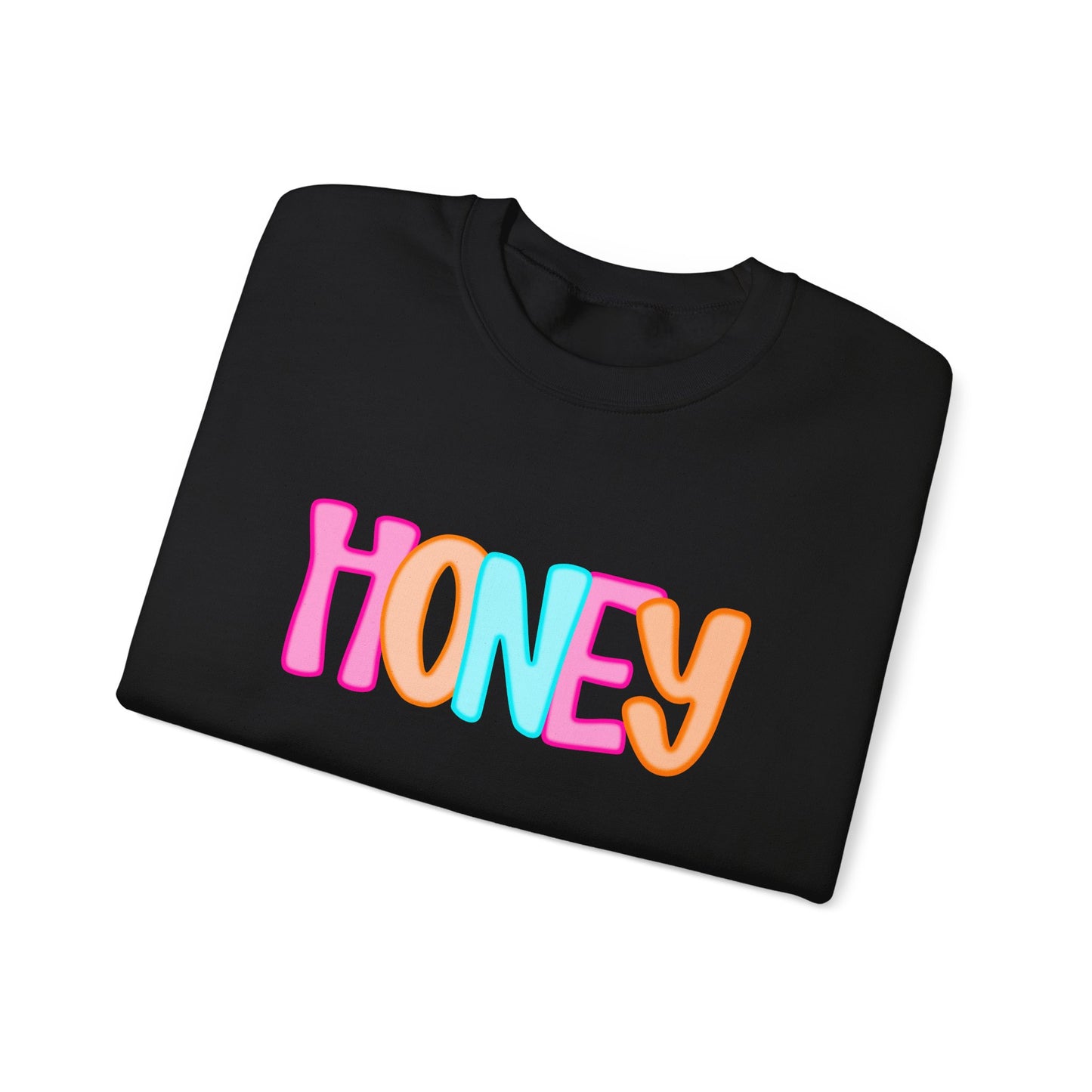 Honey Neon Gildan Crewneck