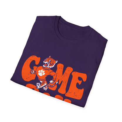 Game Day Unisex Softstyle T-Shirt | Perfect for Sports Fans, Tailgating, Casual Wear, Gift for Gamers, Cheer Day Apparel