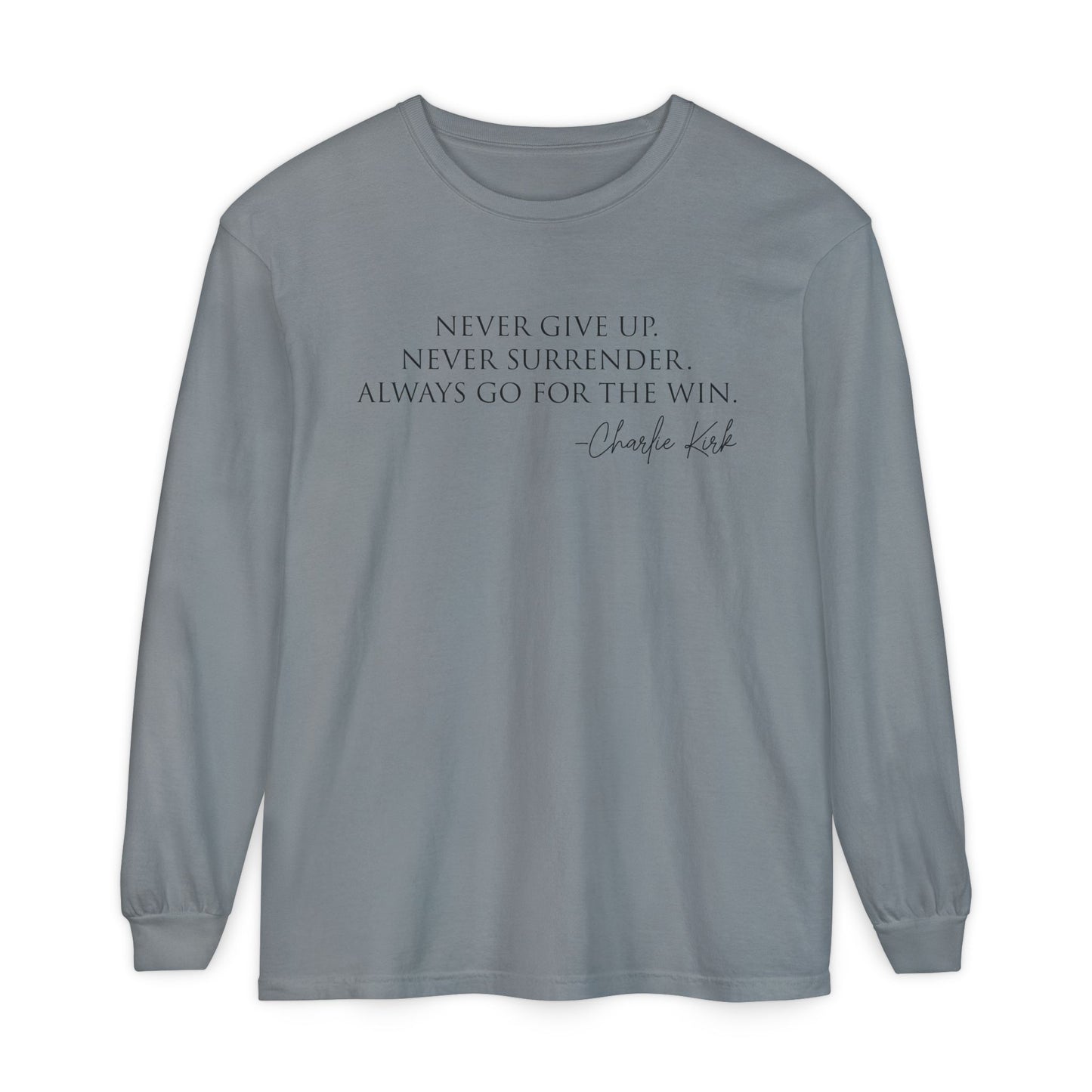 Inspirational Long Sleeve T-Shirt - Motivational Quote Tee, Casual Wear, Gift for Friends, Cozy Apparel, Encouragement Shirt