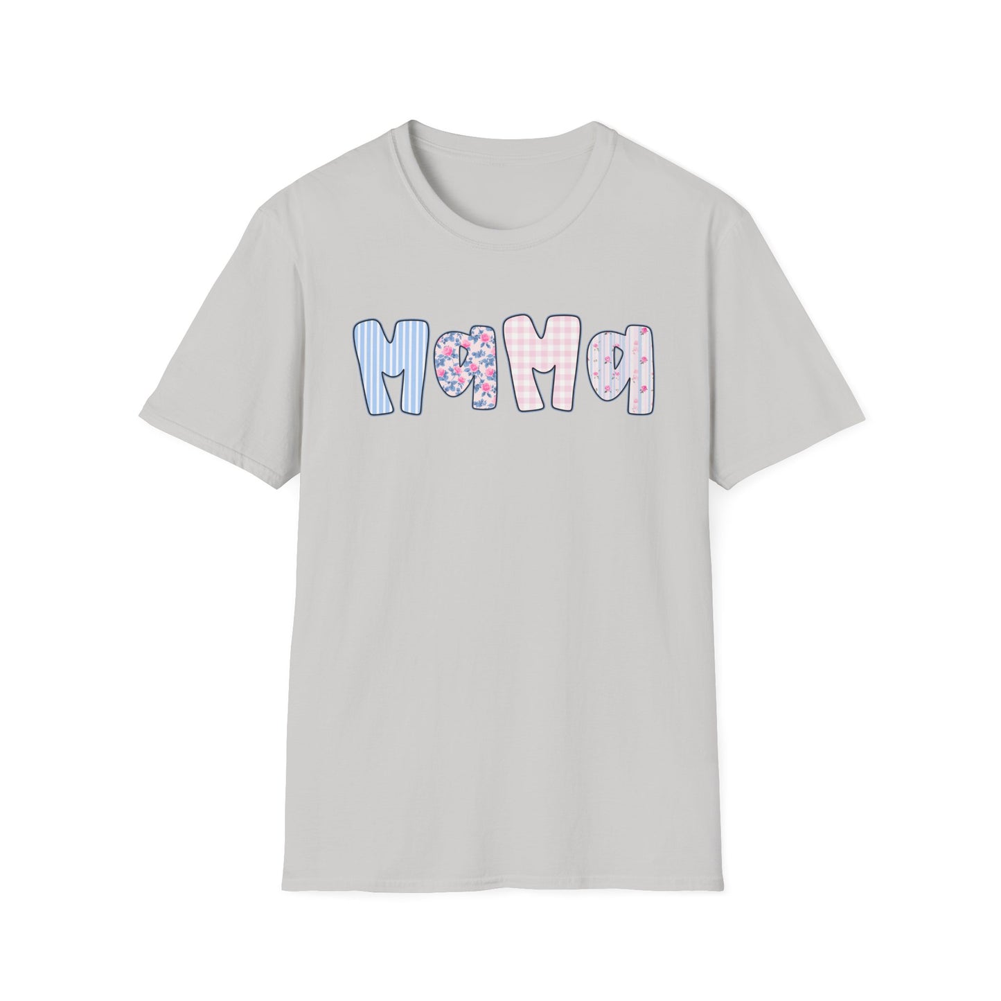 Mama Floral Letters T-Shirt