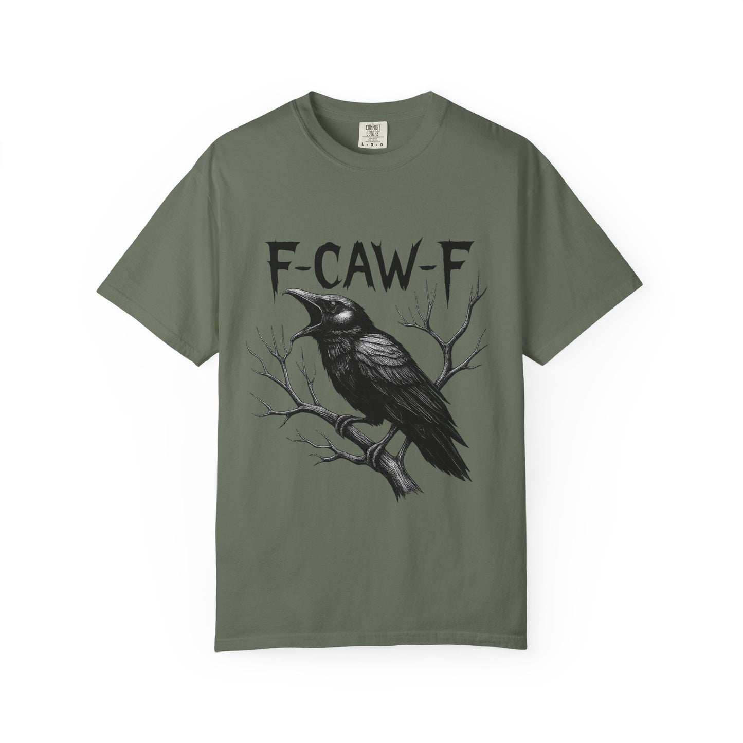Gothic Raven T-Shirt, Unisex Graphic Tee, Casual Wear, Halloween Apparel, Unique Gift for Artists, Nature Lovers