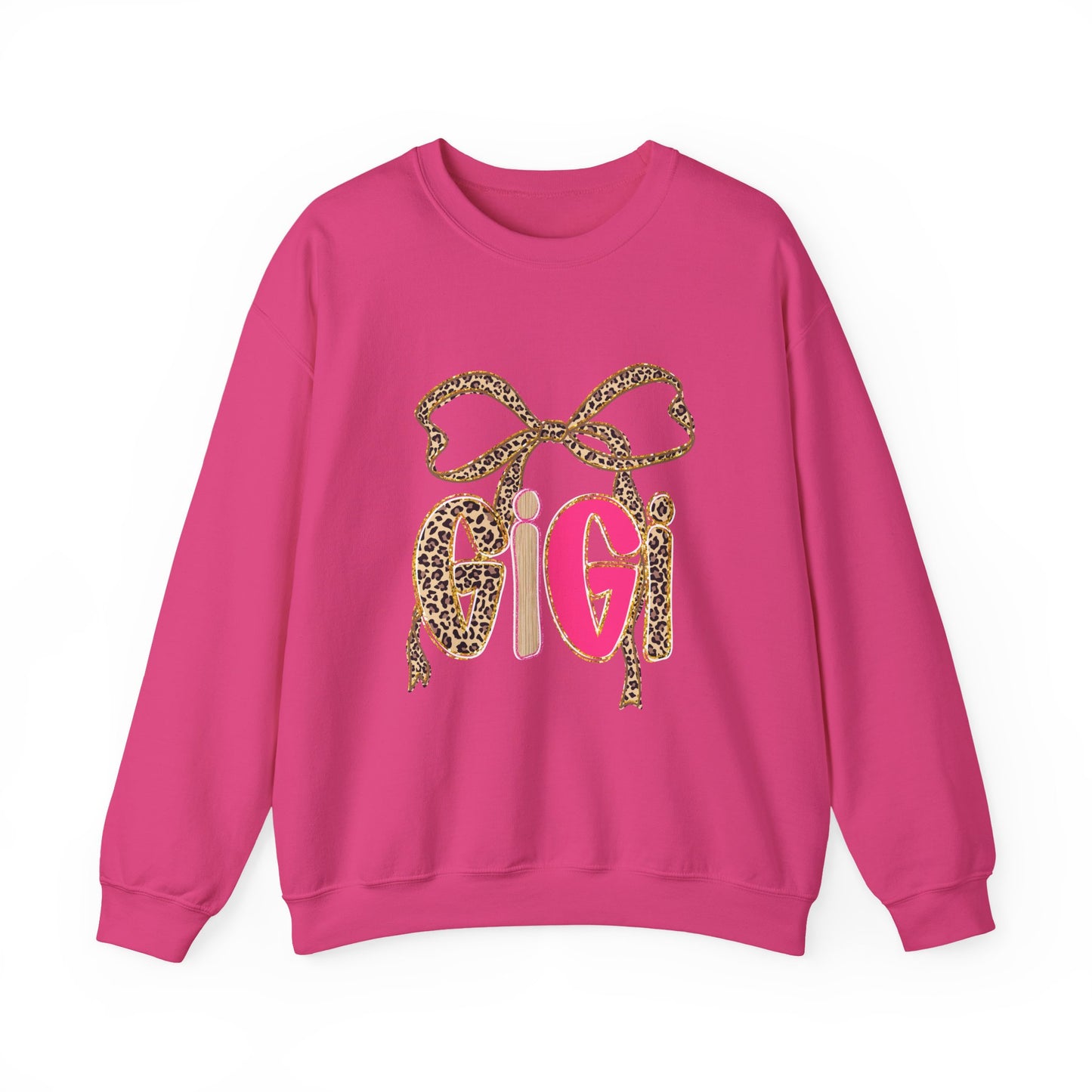 Gigi Neon Leopard Bow Sweatshirt