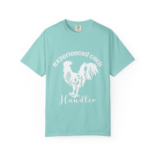 Experienced Cock Handler T-shirt, Unisex Style, Funny Gift, Chicken Lover Tee, Farm Enthusiast Apparel, Casual Wear
