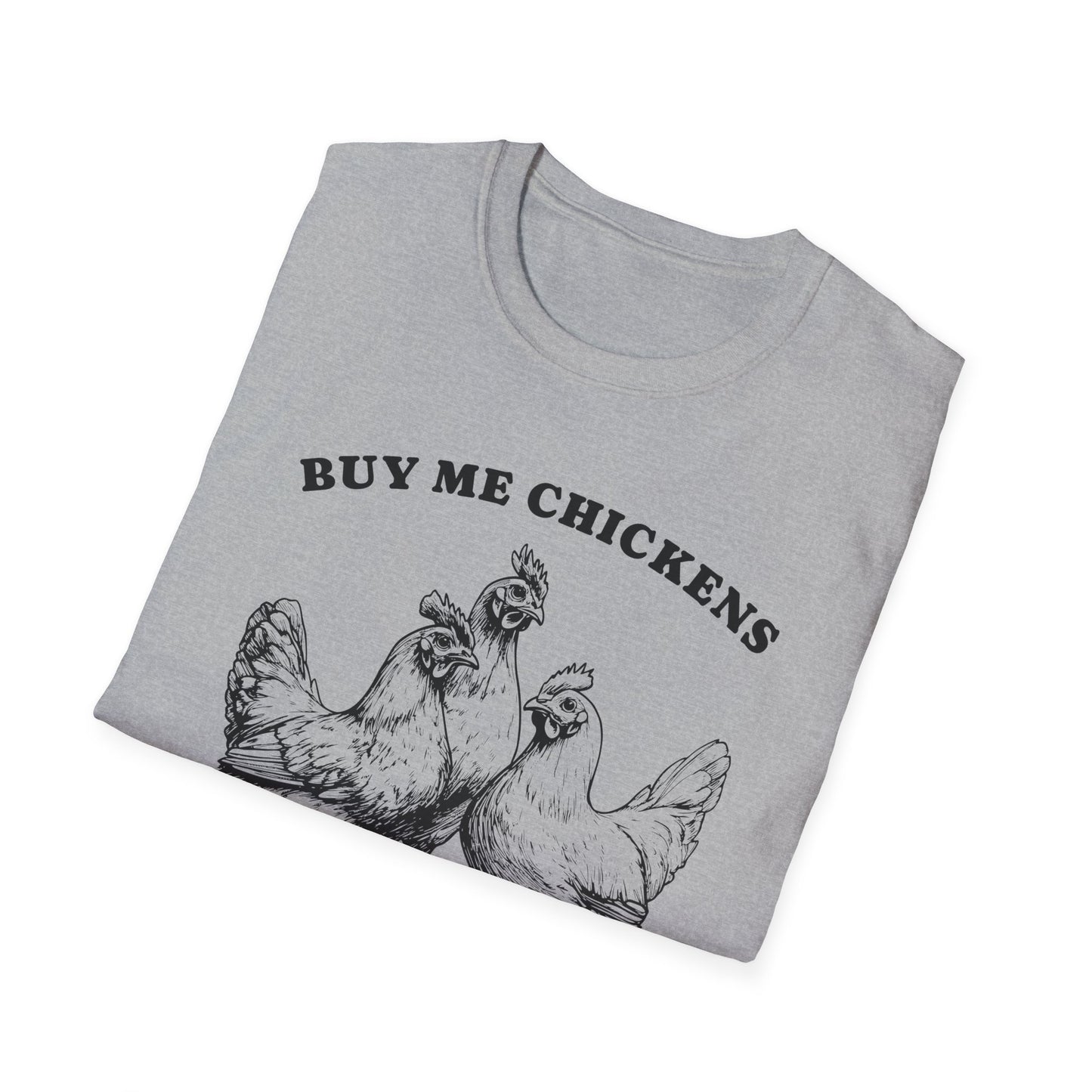 Funny Chicken Government T-Shirt, Humorous Tee, Gift for Chicken Lovers, Farm Animal Humor, Unique Graphic Shirt