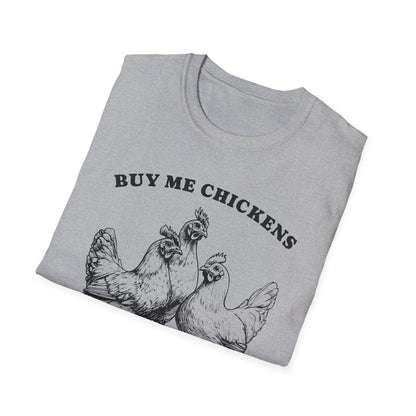 Funny Chicken Government T-Shirt, Humorous Tee, Gift for Chicken Lovers, Farm Animal Humor, Unique Graphic Shirt