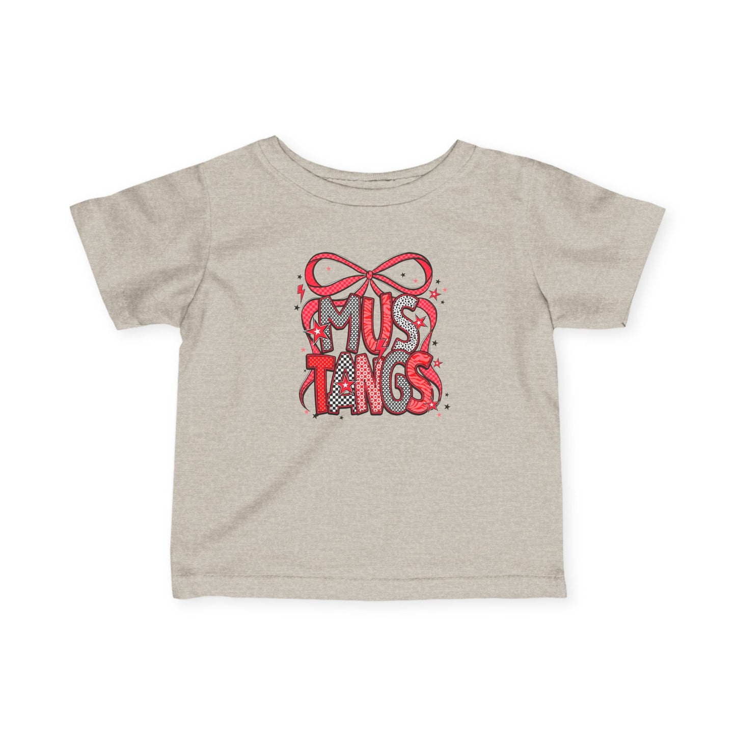 Cute Mustangs Infant Jersey Tee, Baby Shirt, Toddler Gift, Kids Apparel, Nursery Decor, Birthday Outfit, Animal Lover Tee