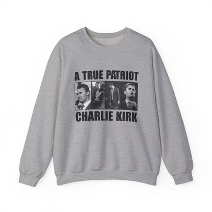 Unisex Heavy Blend™ Crewneck Sweatshirt - A True Patriot Charlie Kirk Sweatshirt, Cozy Gift for Patriots, Political Statement, [...]