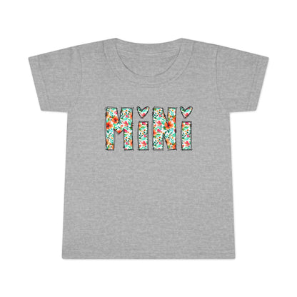 Floral 'Mini' Toddler T-Shirt